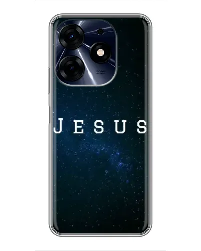 Чехол для TECNO Spark 10 Pro с картинкой «Звездное небо Jesus» Чехол для TECNO Spark 10 Pro с картинкой «Звездное небо Jesus»