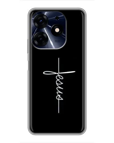 Чехол для TECNO Spark 10 Pro с картинкой «Тонкая линия веры» Чехол для TECNO Spark 10 Pro с картинкой «Тонкая линия веры»
