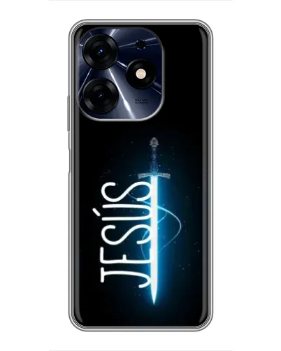 Чехол для TECNO Spark 10 Pro с картинкой «Меч Духа Jesus» Чехол для TECNO Spark 10 Pro с картинкой «Меч Духа Jesus»