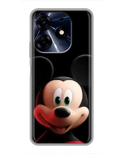 Чехол для TECNO Spark 10 Pro с картинкой «Улыбающийся Микки Маус»