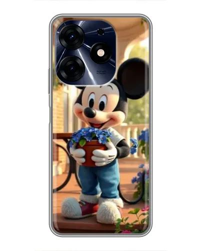 Чехол для TECNO Spark 10 Pro с картинкой «Микки садовод»