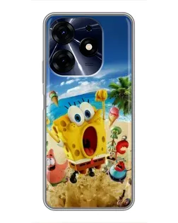 Чехол для TECNO Spark 10 Pro с картинкой «Развлечения на пляже»