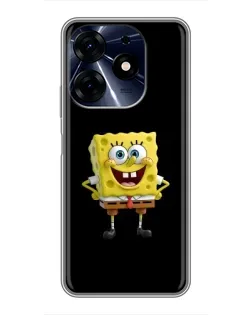 Чехол для TECNO Spark 10 Pro с картинкой «Классический Губка Боб»