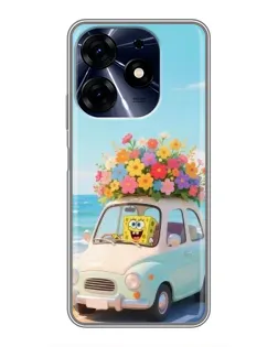 Чехол для TECNO Spark 10 Pro с картинкой «Автомобильное путешествие»