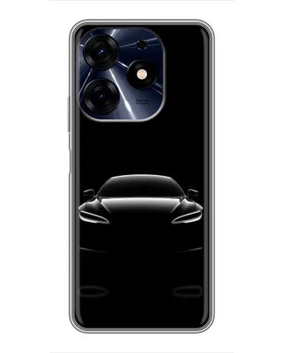 Чехол для TECNO Spark 10 Pro с картинкой «Силуэт Tesla Night» Чехол для TECNO Spark 10 Pro с картинкой «Силуэт Tesla Night»
