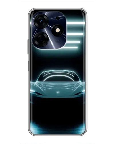 Чехол для TECNO Spark 10 Pro с картинкой «Tesla в неоне» Чехол для TECNO Spark 10 Pro с картинкой «Tesla в неоне»