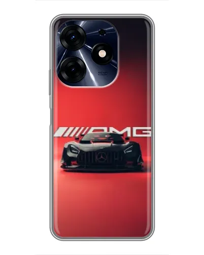 Чехол для TECNO Spark 10 Pro с картинкой «Mercedes AMG — красная линия» Чехол для TECNO Spark 10 Pro с картинкой «Mercedes AMG — красная линия»