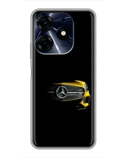 Чехол для TECNO Spark 10 Pro с картинкой «Mercedes — ретро стиль»