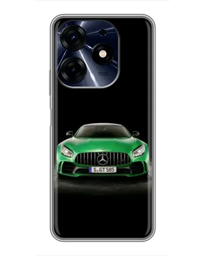 Чехол для TECNO Spark 10 Pro с картинкой «Mercedes — неоновый лого» Чехол для TECNO Spark 10 Pro с картинкой «Mercedes — неоновый лого»