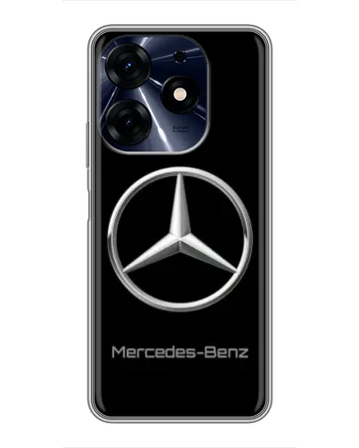 Чехол для TECNO Spark 10 Pro с картинкой «Mercedes Silver Logo» Чехол для TECNO Spark 10 Pro с картинкой «Mercedes Silver Logo»