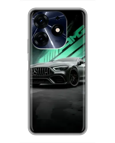 Чехол для TECNO Spark 10 Pro с картинкой «Темный Mercedes AMG» Чехол для TECNO Spark 10 Pro с картинкой «Темный Mercedes AMG»