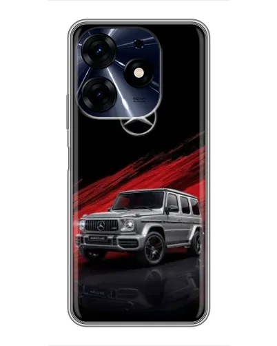 Чехол для TECNO Spark 10 Pro с картинкой «Mercedes G-Class красный» Чехол для TECNO Spark 10 Pro с картинкой «Mercedes G-Class красный»