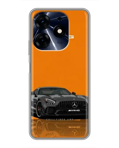 Чехол для TECNO Spark 10 Pro с картинкой «Оранжевый Mercedes AMG» Чехол для TECNO Spark 10 Pro с картинкой «Оранжевый Mercedes AMG»