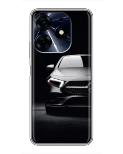 Чехол для TECNO Spark 10 Pro с картинкой «Свет фар Mercedes»