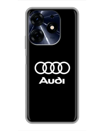 Чехол для TECNO Spark 10 Pro с картинкой «Классическое лого Audi»