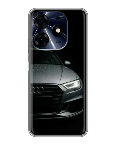 Чехол для TECNO Spark 10 Pro с картинкой «Audi — детализация кузова»