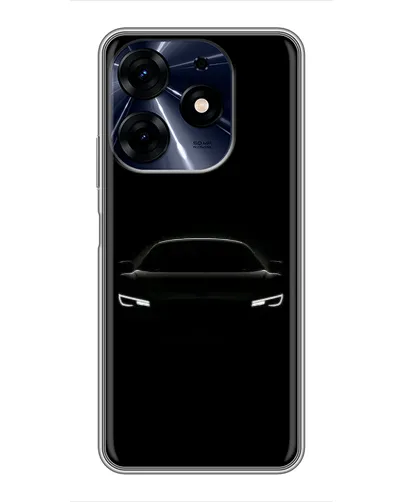 Чехол для TECNO Spark 10 Pro с картинкой «Взгляд Audi в темноте»
