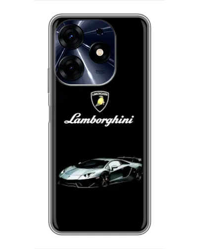 Чехол для TECNO Spark 10 Pro с картинкой «Логотип Lamborghini классика» Чехол для TECNO Spark 10 Pro с картинкой «Логотип Lamborghini классика»