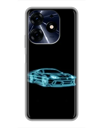 Чехол для TECNO Spark 10 Pro с картинкой «Неоновый контур Lamborghini» Чехол для TECNO Spark 10 Pro с картинкой «Неоновый контур Lamborghini»