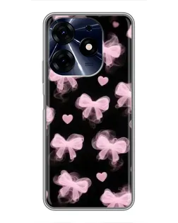 Чехол для TECNO Spark 10 Pro с картинкой «Геометрия банта»
