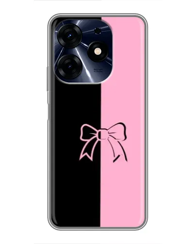 Чехол для TECNO Spark 10 Pro с картинкой «Половинки банта»