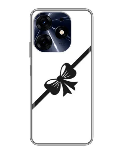Чехол для TECNO Spark 10 Pro с картинкой «Диагональный бант»