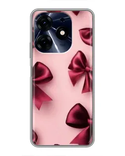 Чехол для TECNO Spark 10 Pro с картинкой «Бордовый атлас»