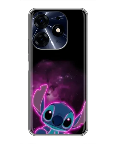 Чехол для TECNO Spark 10 Pro с картинкой «Неоновый Stitch»