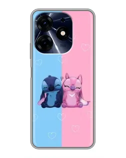 Чехол для TECNO Spark 10 Pro с картинкой «Stitch и Angel Love» Чехол для TECNO Spark 10 Pro с картинкой «Stitch и Angel Love»