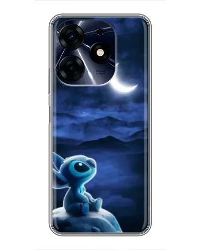Чехол для TECNO Spark 10 Pro с картинкой «Лунная ночь Стича»