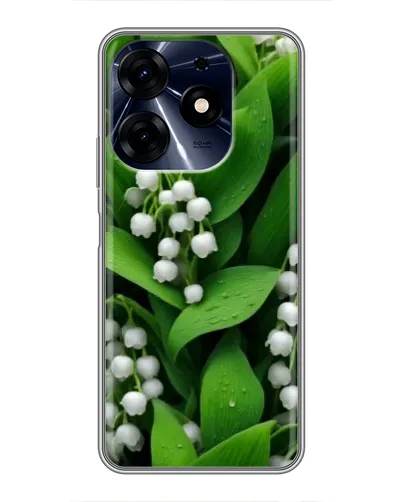Чехол для TECNO Spark 10 Pro с картинкой «Ландыши в зелени»