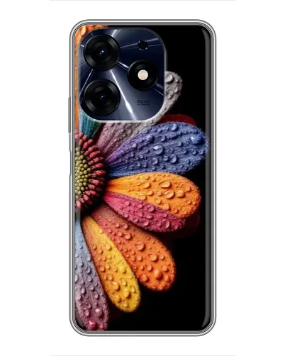 Чехол для TECNO Spark 10 Pro с картинкой «Радужный цветок»