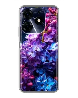 Чехол для TECNO Spark 10 Pro с картинкой «Сиреневый цвет»