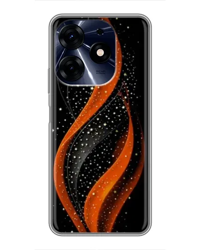 Чехол для TECNO Spark 10 Pro с картинкой «Огненная звездная волна»