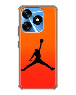 Чехол для TECNO Spark 10 с картинкой «Jordan Sunset»