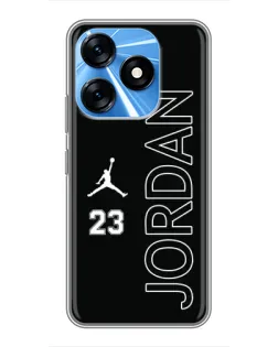 Чехол для TECNO Spark 10 с картинкой «Jordan Vertical»