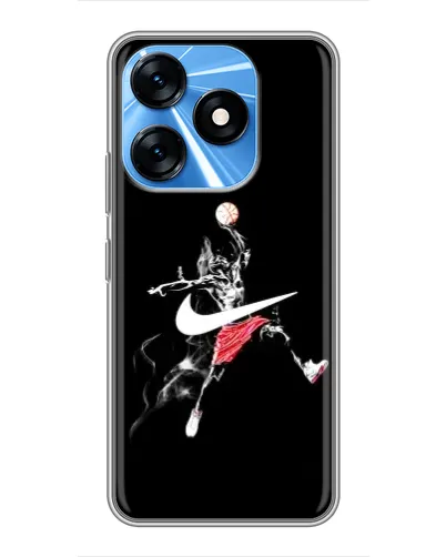 Чехол для TECNO Spark 10 с картинкой «Jordan Jumpman»