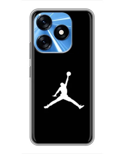 Чехол для TECNO Spark 10 с картинкой «Jordan Silhouette»