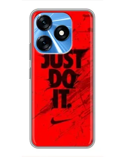 Чехол для TECNO Spark 10 с картинкой «Nike Just Do It»