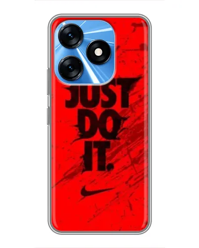 Чехол для TECNO Spark 10 с картинкой «Nike Just Do It»