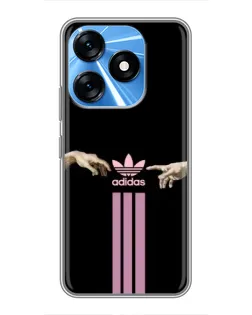 Чехол для TECNO Spark 10 с картинкой «Adidas Hands»