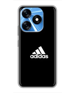 Чехол для TECNO Spark 10 с картинкой «Adidas Red Style»