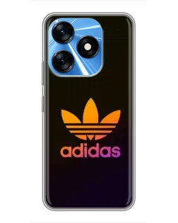 Чехол для TECNO Spark 10 с картинкой «Градиент Adidas»