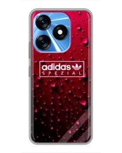 Чехол для TECNO Spark 10 с картинкой «Adidas Gold Marble»
