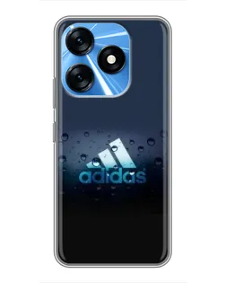 Чехол для TECNO Spark 10 с картинкой «Adidas Water Drops»