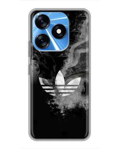 Чехол для TECNO Spark 10 с картинкой «Абстрактный дым Adidas» Чехол для TECNO Spark 10 с картинкой «Абстрактный дым Adidas»