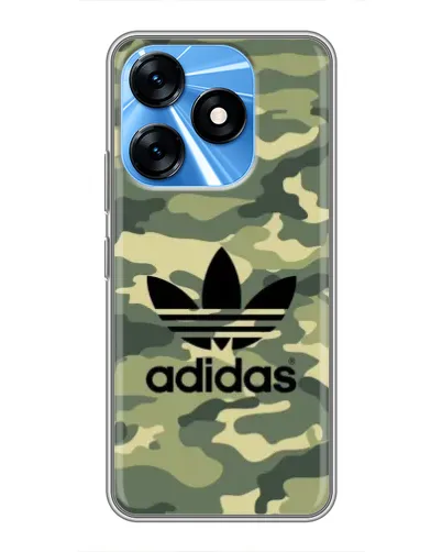 Чехол для TECNO Spark 10 с картинкой «Милитари стиль Adidas» Чехол для TECNO Spark 10 с картинкой «Милитари стиль Adidas»