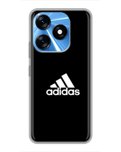 Чехол для TECNO Spark 10 с картинкой «Черная классика Adidas» Чехол для TECNO Spark 10 с картинкой «Черная классика Adidas»