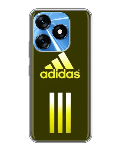 Чехол для TECNO Spark 10 с картинкой «Оливковый градиент Adidas» Чехол для TECNO Spark 10 с картинкой «Оливковый градиент Adidas»