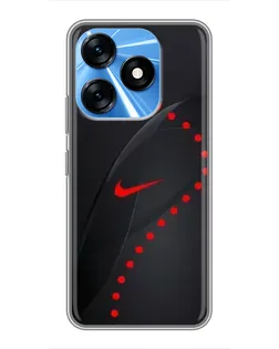 Чехол для TECNO Spark 10 с картинкой «Абстрактный дизайн Nike» Чехол для TECNO Spark 10 с картинкой «Абстрактный дизайн Nike»